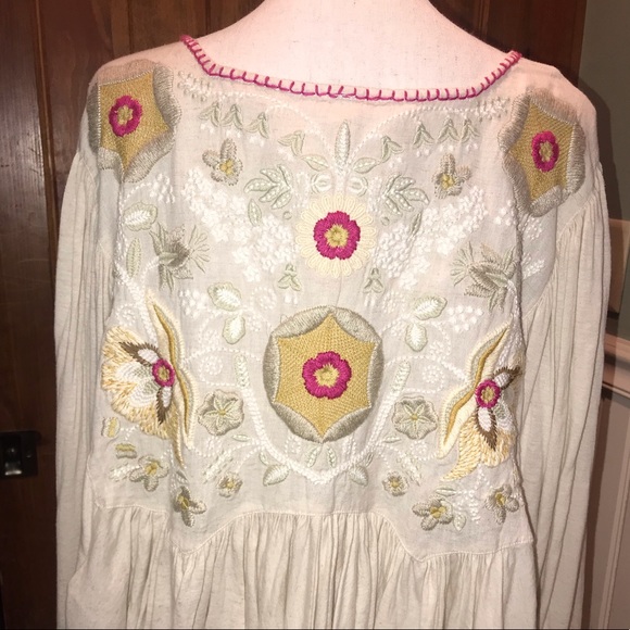 Free people embroidered top - Picture 3 of 4
